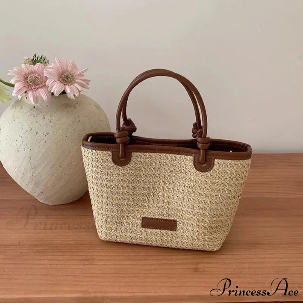 Woven Rattan Summery Crossbody