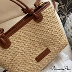 Woven Rattan Summery Crossbody