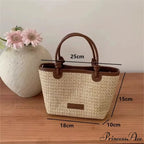 Woven Rattan Summery Crossbody