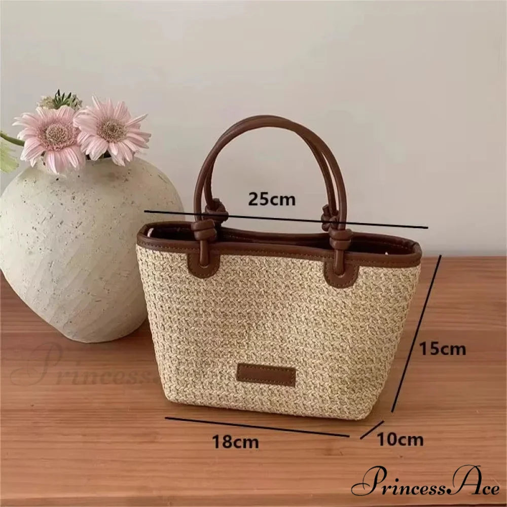 Woven Rattan Summery Crossbody