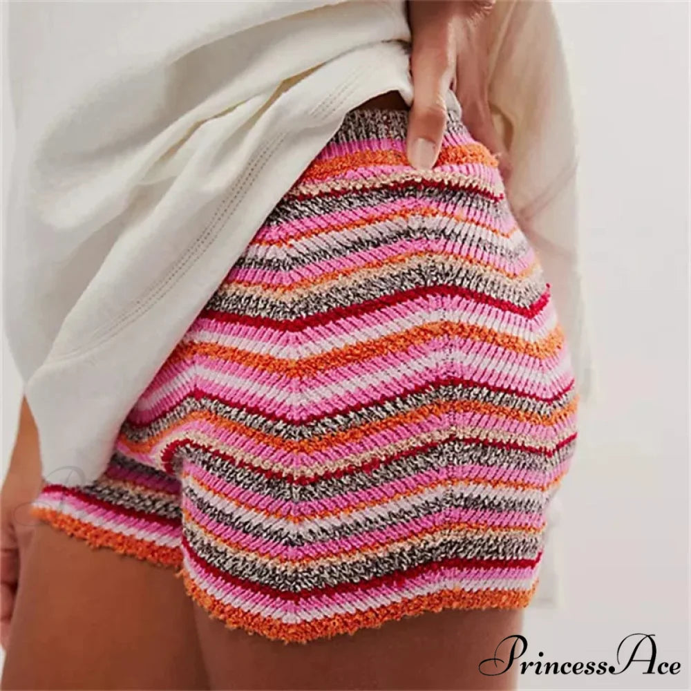 Woven Ripple Banded Mini Brief