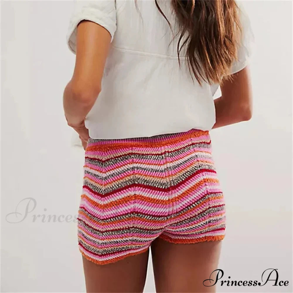 Woven Ripple Banded Mini Brief