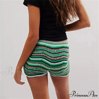 Woven Ripple Banded Mini Brief