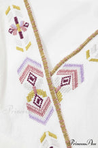 Wrap Tassel Hem Charming V-neck Slip Mini Dress