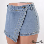 Wrap Unconventional Slim Denim Brief