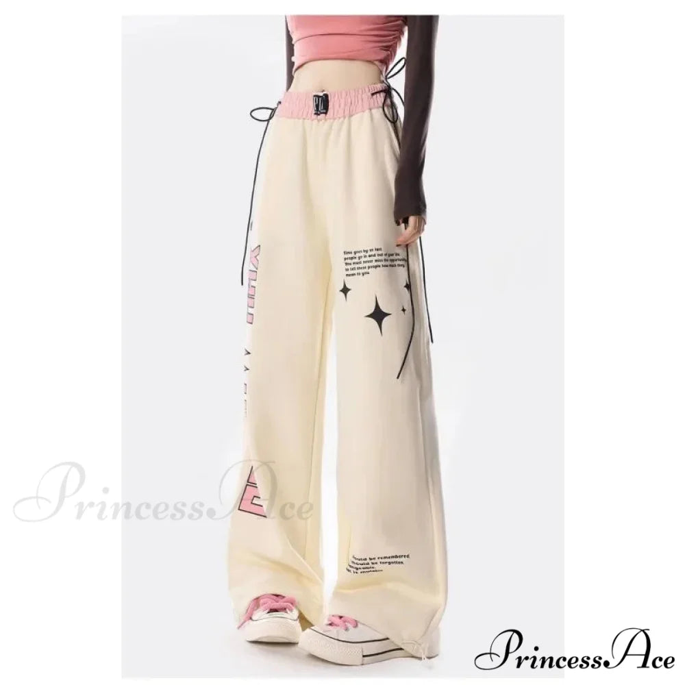 Y2K Correspondence Printed Trousers