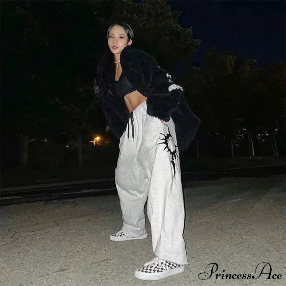 Y2K Dark Baggy Trousers