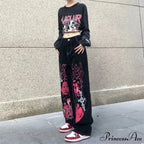 Y2K Dark Urban Loose Trousers