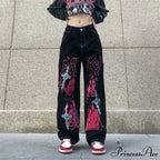 Y2K Dark Urban Loose Trousers