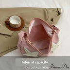 Y2K Fabric Courier Crossbody Shoulder Bag