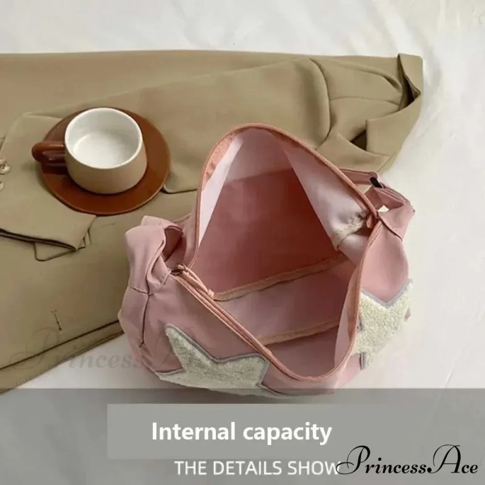 Y2K Fabric Courier Crossbody Shoulder Bag