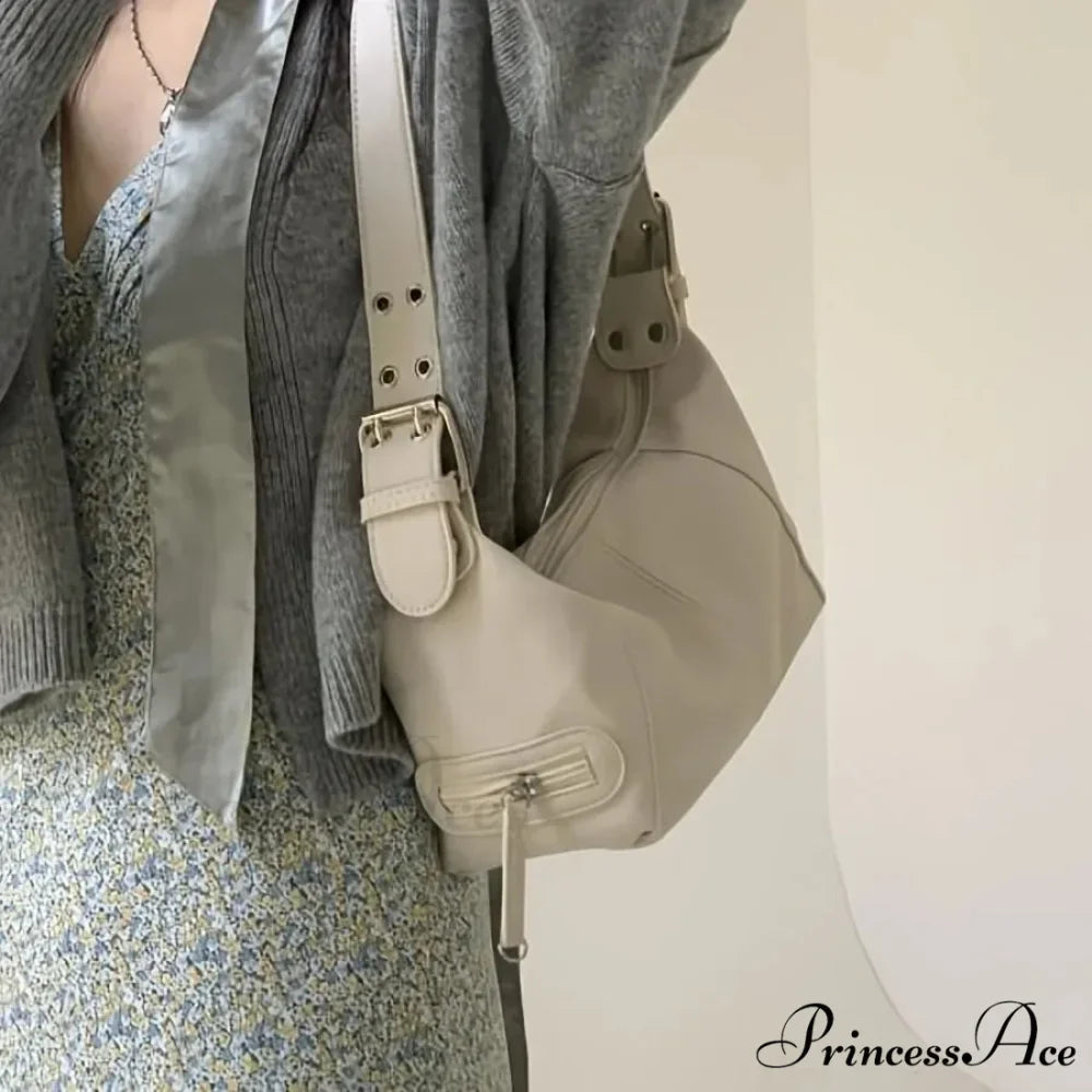 Y2K Fashionable Motorcycle Shoulder Purse