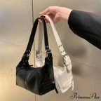 Y2K Fashionable Motorcycle Shoulder Purse