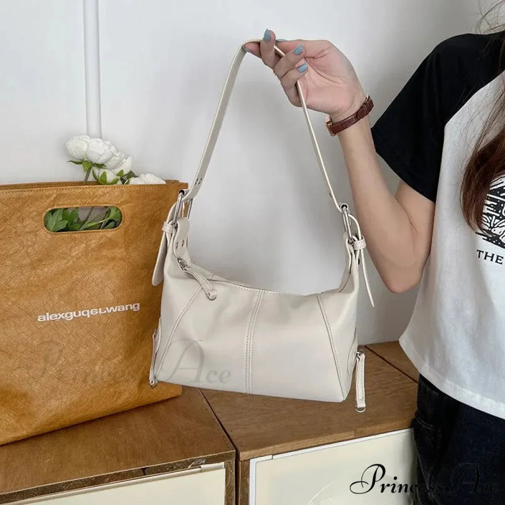 Y2K Fashionable Motorcycle Shoulder Purse