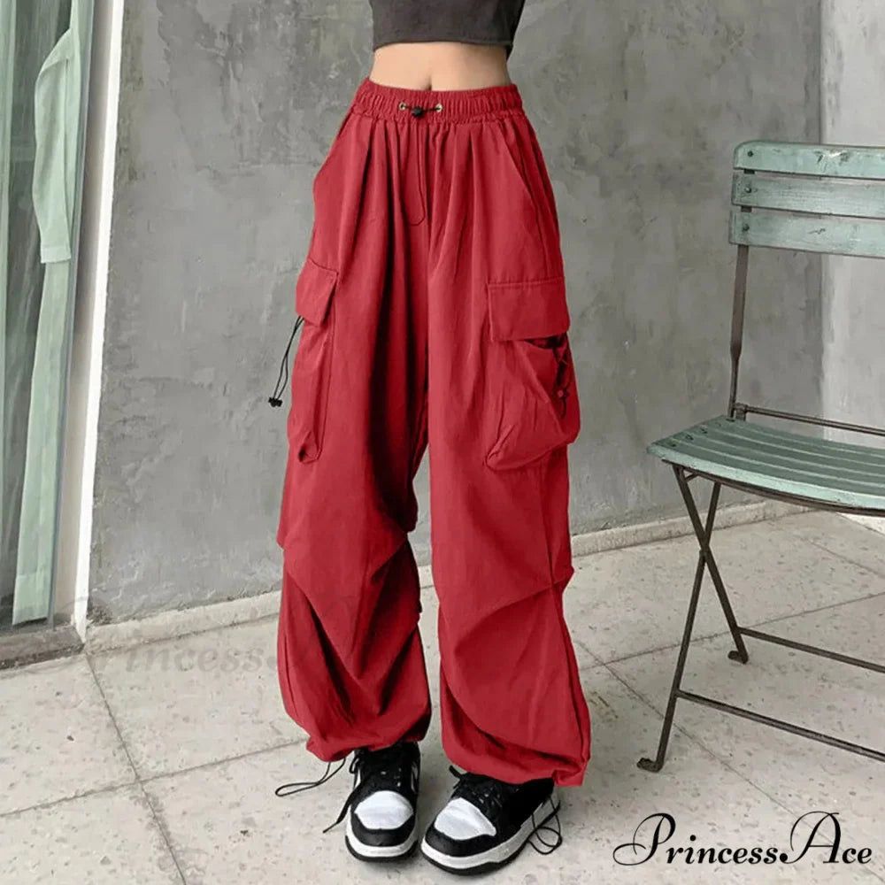 Y2K Freight Cinched Wide Trousers