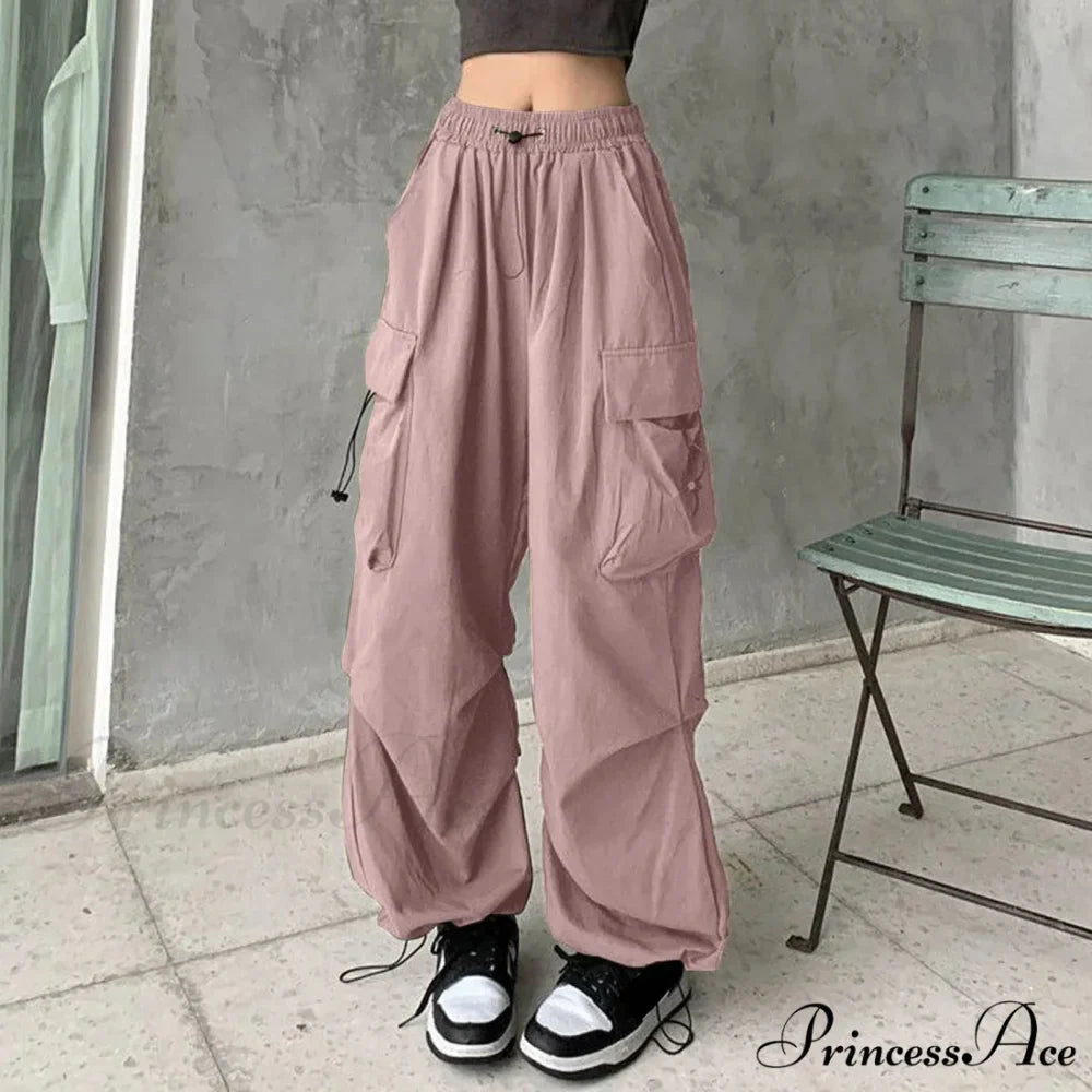 Y2K Freight Cinched Wide Trousers