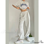 Y2K Harajuku Broad Leg Sweatpants Trousers