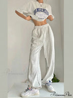 Y2K Harajuku Broad Leg Sweatpants Trousers