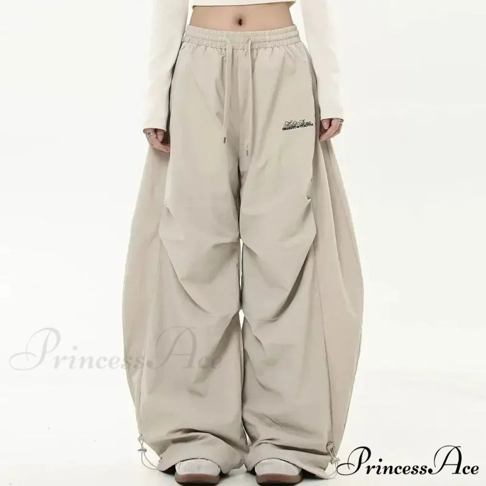Y2K Harajuku Women Broad Leg Trousers
