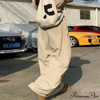 Y2K Harajuku Women Broad Leg Trousers