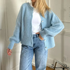 Y2K Lengthy Sleeve Pullover Knit Informal Cardigan