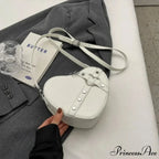 Y2K Rivet Heart-Shaped Crossbody Bag