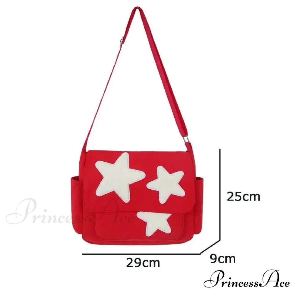 Y2K Stellar Design Crossbody Shoulder Bag
