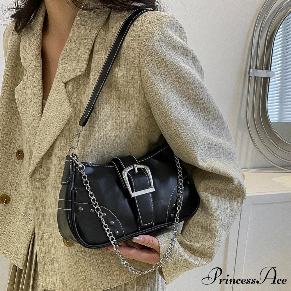 Y2K Stylish Style Chain Shoulder Bag