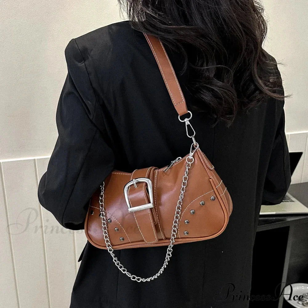 Y2K Stylish Style Chain Shoulder Bag