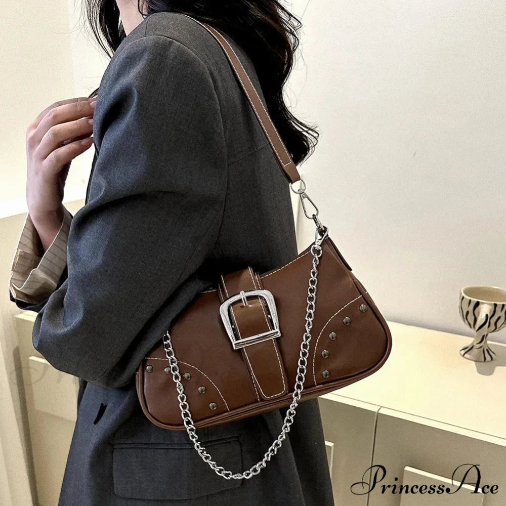Y2K Stylish Style Chain Shoulder Bag