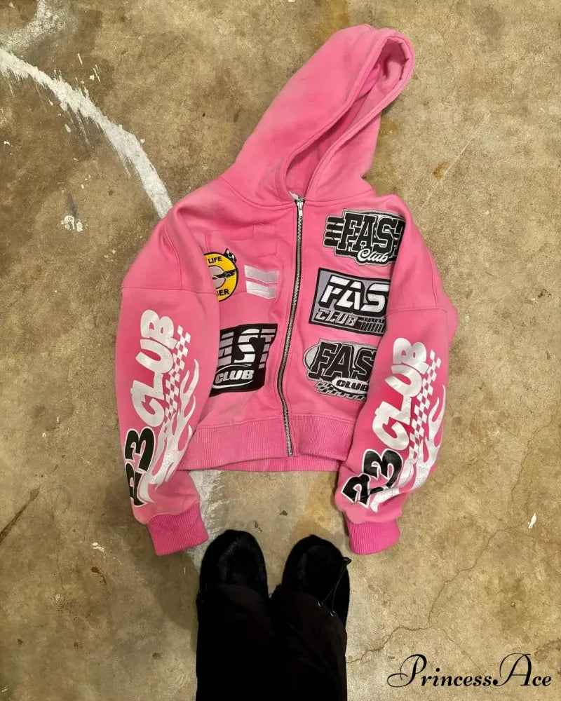 Y2K Vintage Correspondence Hoodie