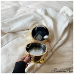 Yellow Box Sparkling Clutch Evening Celebration Purse