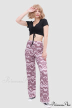 Yoga Water Pants Flared with Ripple Design