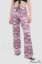Yoga Water Pants Flared with Ripple Design
