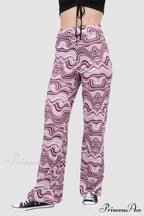 Yoga Water Pants Flared with Ripple Design