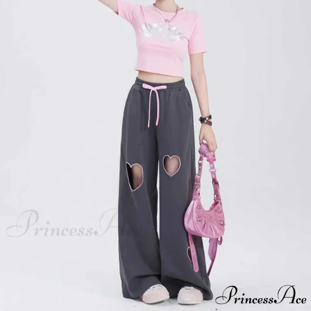 Youth Retro Affection Informal Straight Trousers
