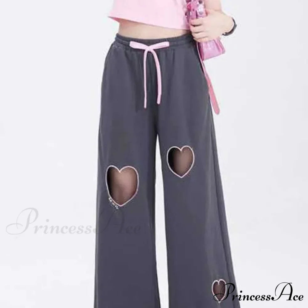 Youth Retro Affection Informal Straight Trousers