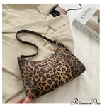 Zebra Pattern Faux Leather Underarm Shoulder Purse