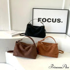 Zip Strong Sewing Thread PU Large Capacity Shoulder Handbag