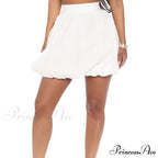 Zip Up Round Bubble Skirt
