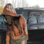 Zip Up Streetwear Letter Printed Hoodies