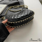 Zipper Ladies' Purse Gem Crossbody Faux Leather Clutch