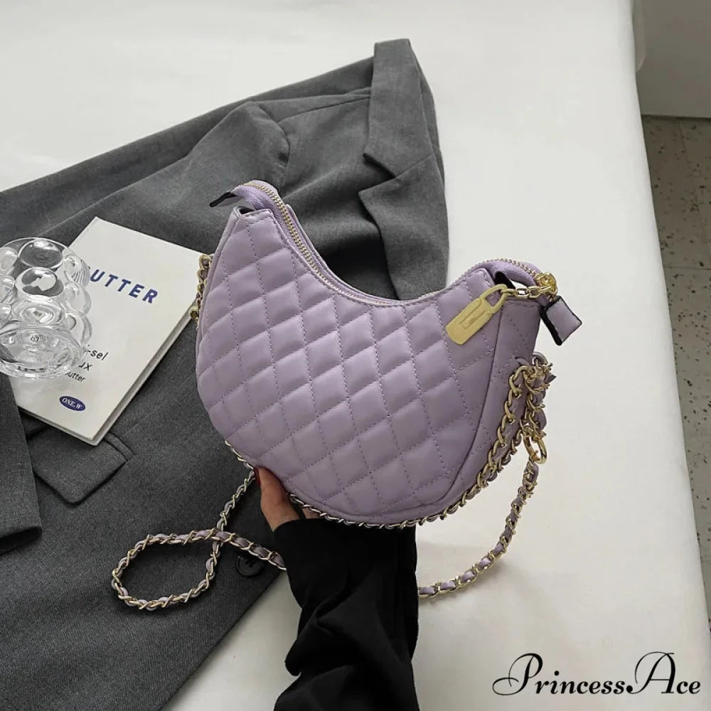 Zipper Ladies' Purse Gem Crossbody Faux Leather Clutch