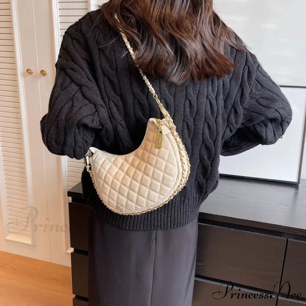 Zipper Ladies' Purse Gem Crossbody Faux Leather Clutch