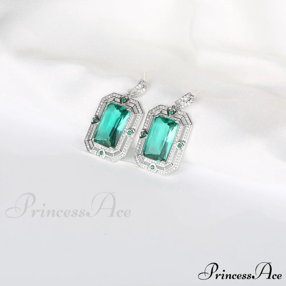 Zircon Geometric Earrings